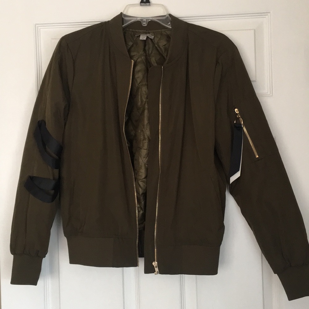 Army Green Bomber Jacket